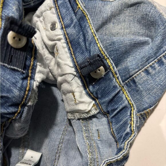 Bongo | Girls Button Fly Denim Blue Jean Shorts Size 10 - Picture 9 of 10